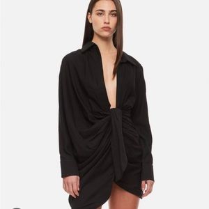 Jacquemus V Neck Mini Dress